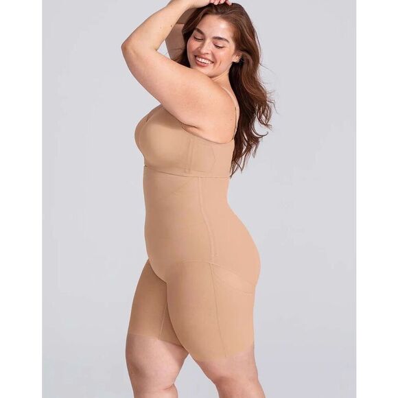 Honeylove SuperPower Short Shapewear in Sand Size 2X - Picture 1 of 8